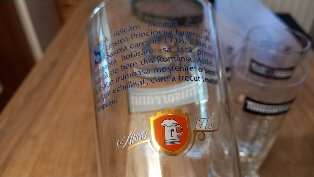 5 halbe Timișoreana de colecție.
