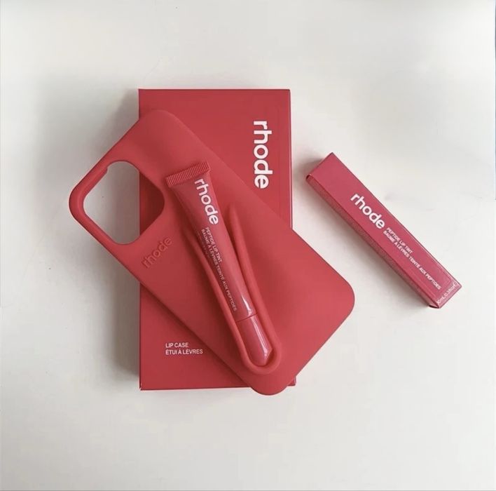 Rhode калъфи и Rhode гланцове Оригинални iPhone Case + Lip Tint Gloss