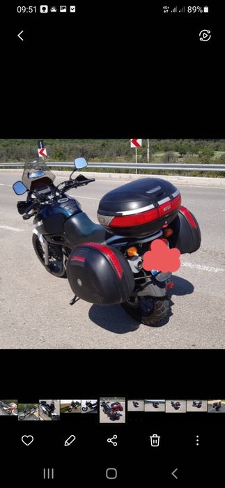 Top case + side case GIVI 52 + 46 + 36 litri