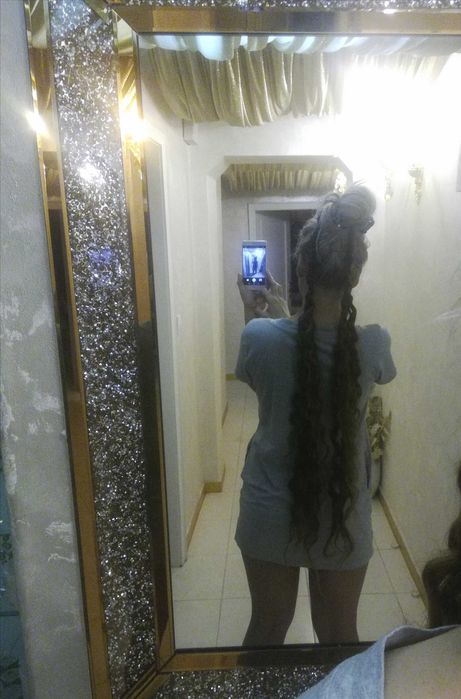 Сурова необработена естествена коса