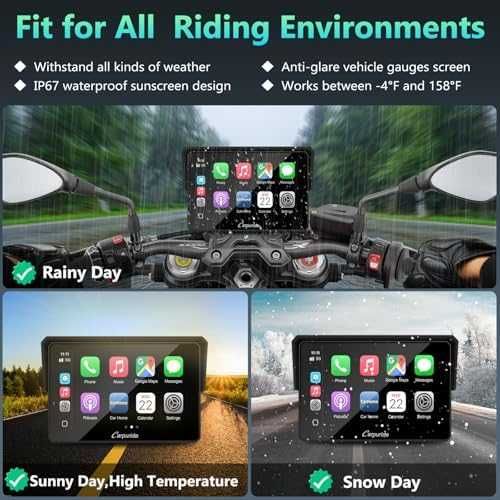 Нов Водоустойчив CarPlay дисплей за BMW мотор – Навигация и музика