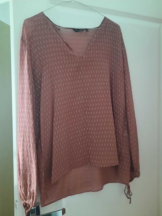 Bluza din matase Massimo Dutti