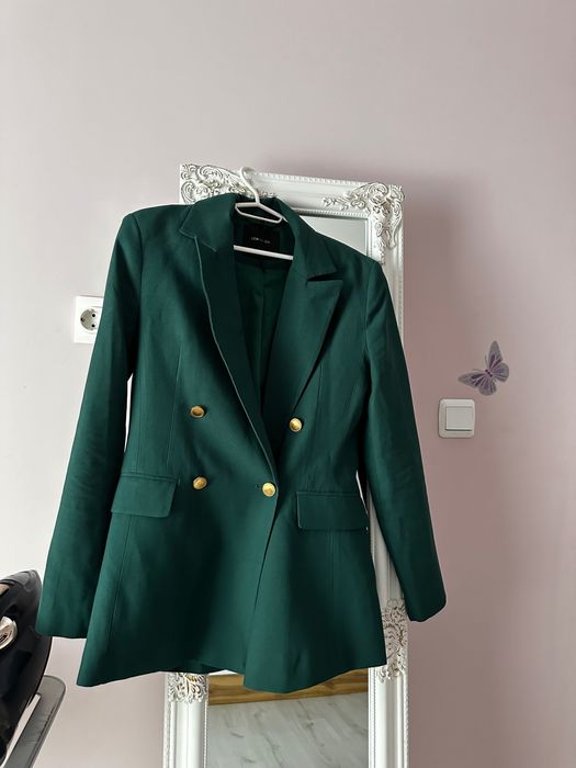 Зелено дамско сако