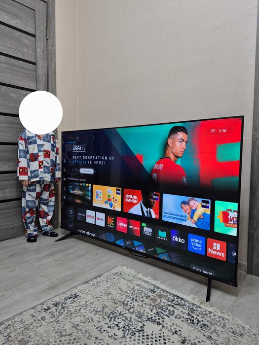 Большой 165СМ 4К Смарт ТВ