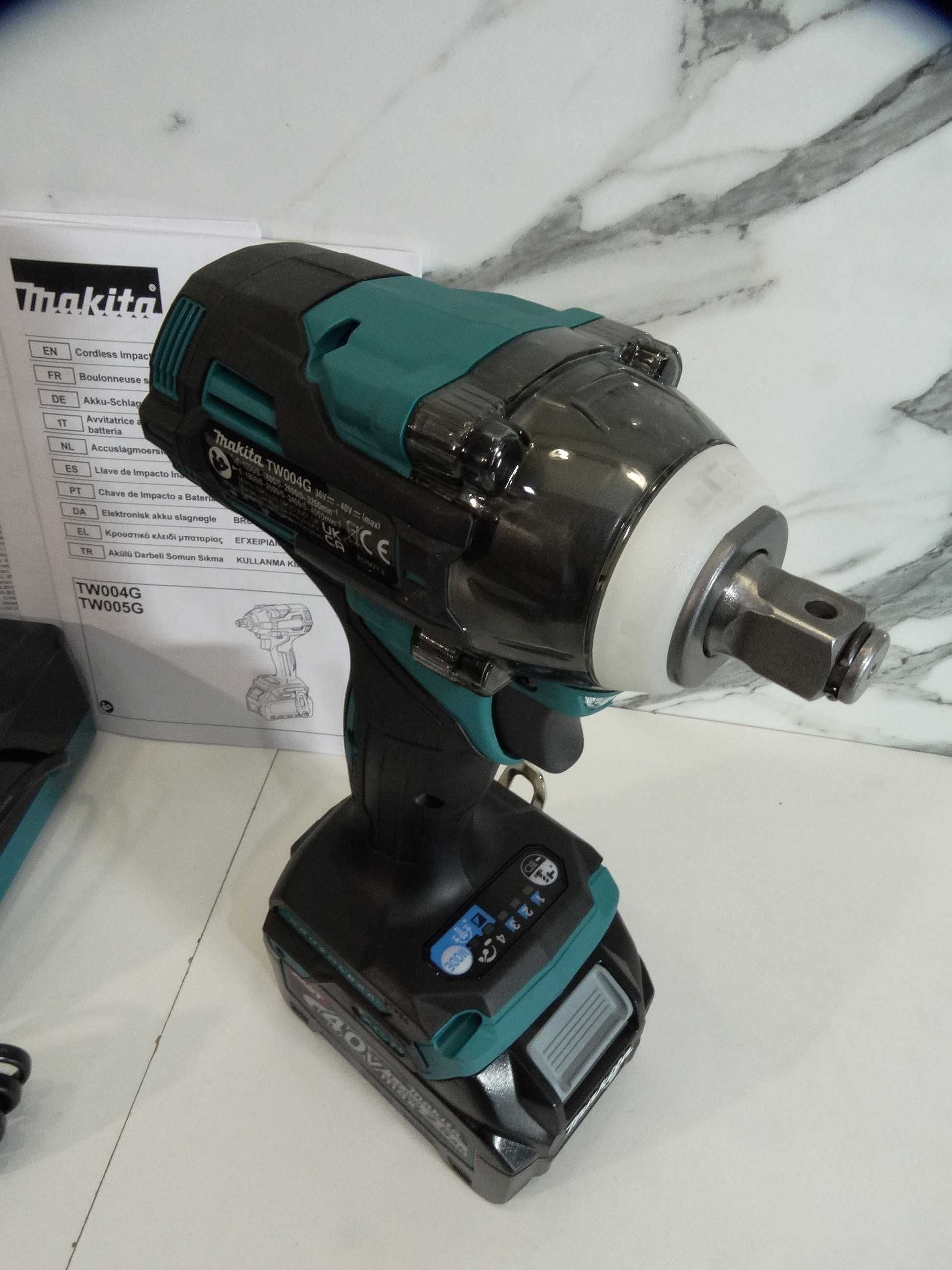 Промо - Makita TW 004 / 2 x 2.5 Ah - Мощен гайковерт 350 Нм