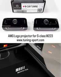 Лого проектор AMG Mercedes C EQE EQS S GLC