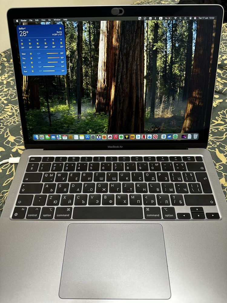 Macbook air M1 A2337 8GB, 256 SSD