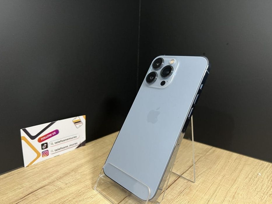 iPhone 13 Pro 256Gb Sierra Blue Second-Hand Bun 3 ani garanție, Telefo