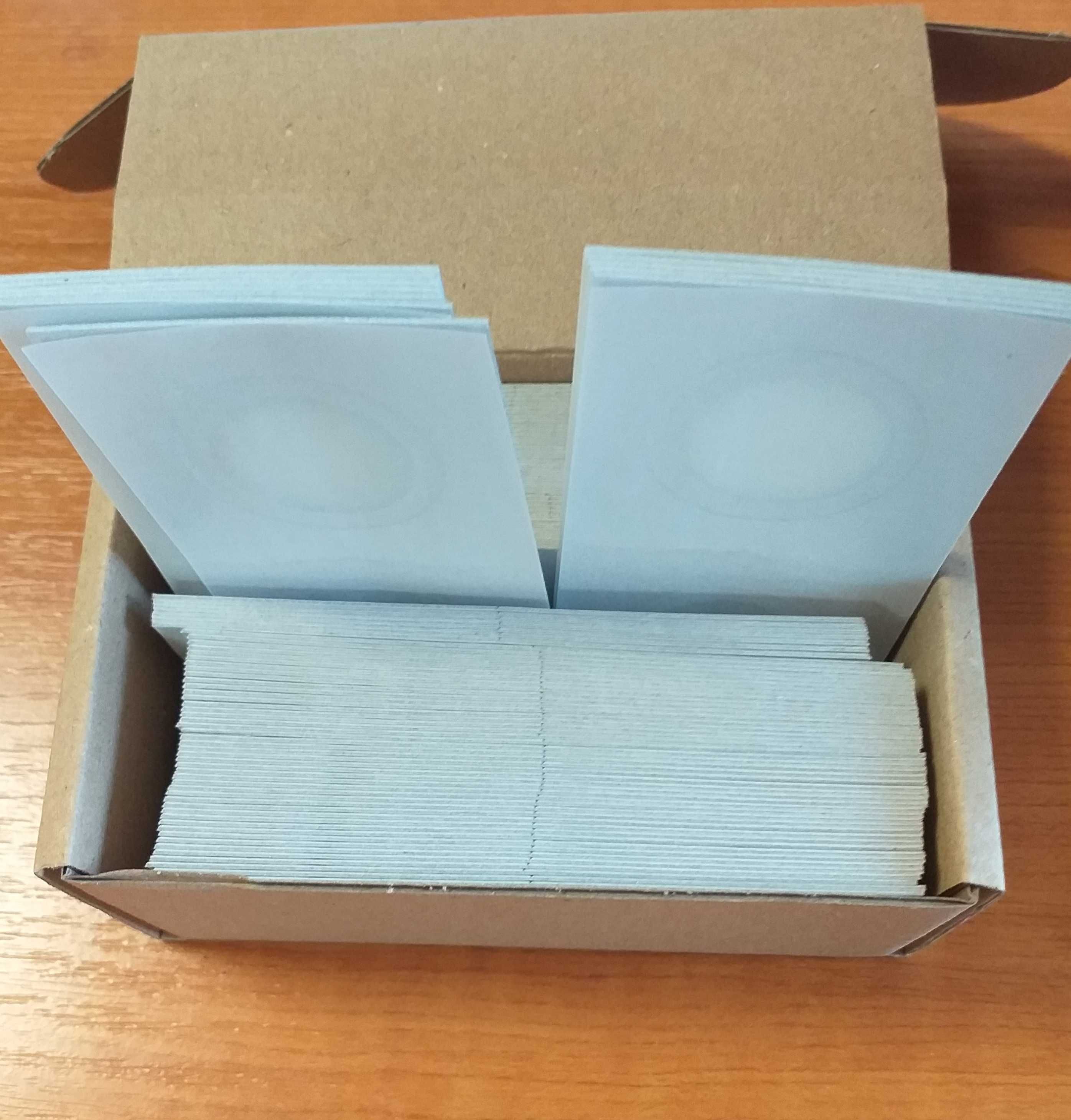 Самозалепващи картончета за монети,100 бр/кутия