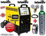 Aparat sudura cu sarma PERFEKT MIG 250/2 +Butelie PLINA+Reductor+Sarma