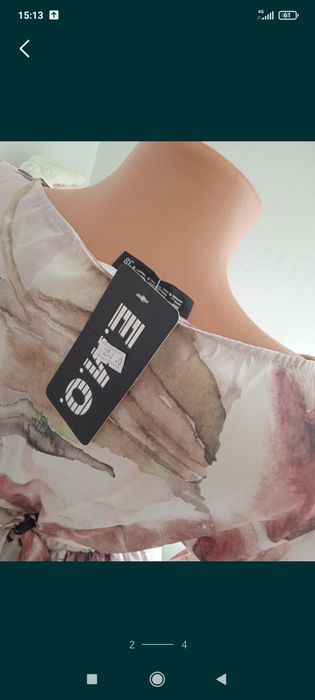 Rochie vaporoasa, cu imprimeu multicolor