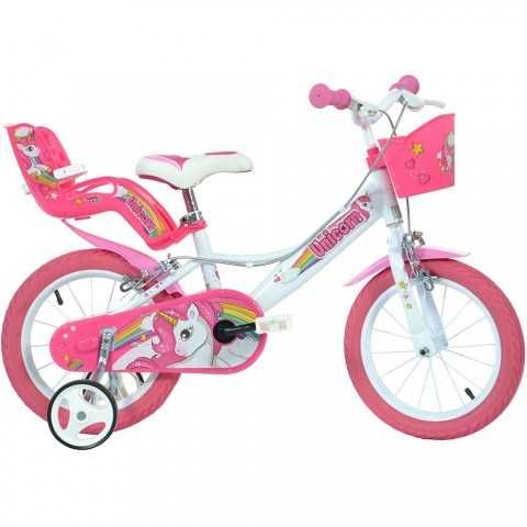 Bicicleta copii Dino Bikes 14" Unicorn