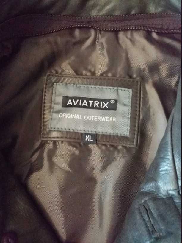 Куртка AVIA TRIX, кожа. Есть теплая подстежка. Размер. XL