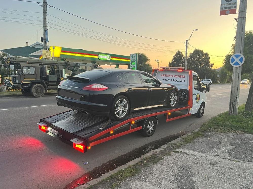 Tractări auto Bacău ~ Non-Stop ~ Platformă auto ~ Asistentă rutieră