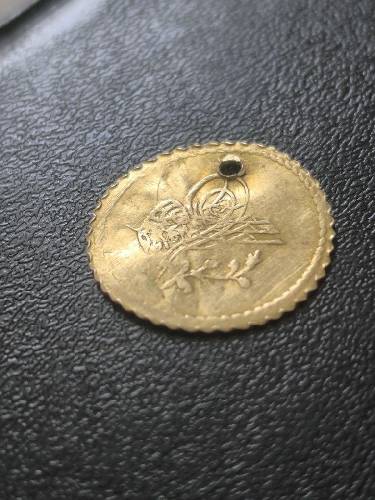 Златна монета, MAHMUDYE ALTIN 1839 год,султан Абдул Меджит,0.65 гр.20к