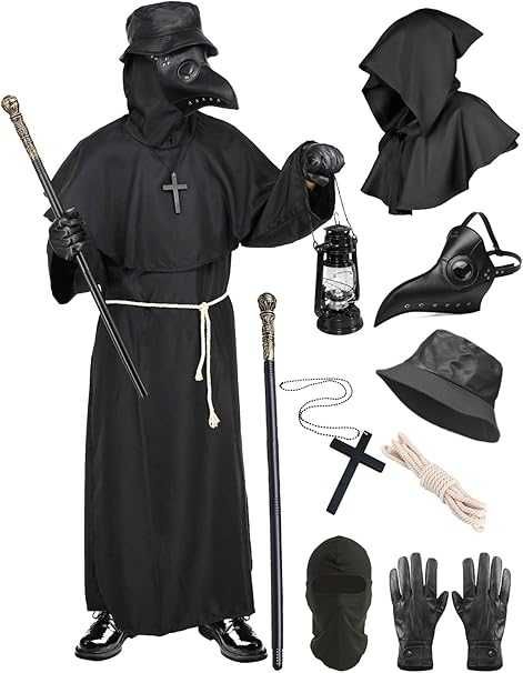 Costum Doctor Ciuma pt adulti Halloween, REDUS de la 290RON