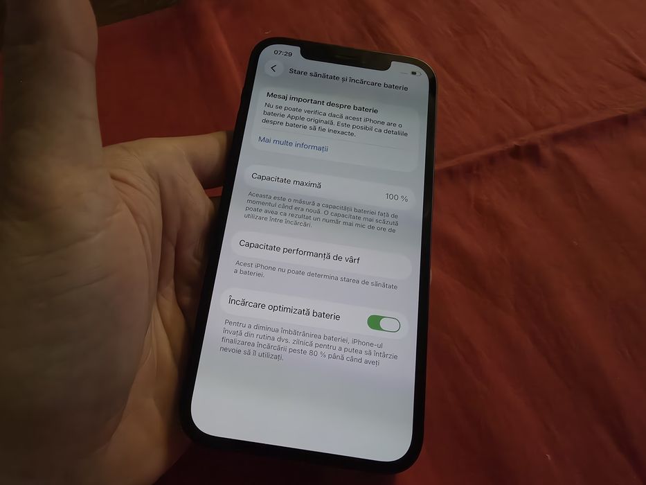 -Iphone 12, Negru, 256Gb, 4Ram, bat: 100%, Negru, stare foarte buna, d