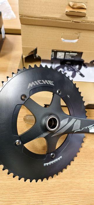 Курбел Miche Pistard 2.0 Track Crankset - black 170мм 58Т