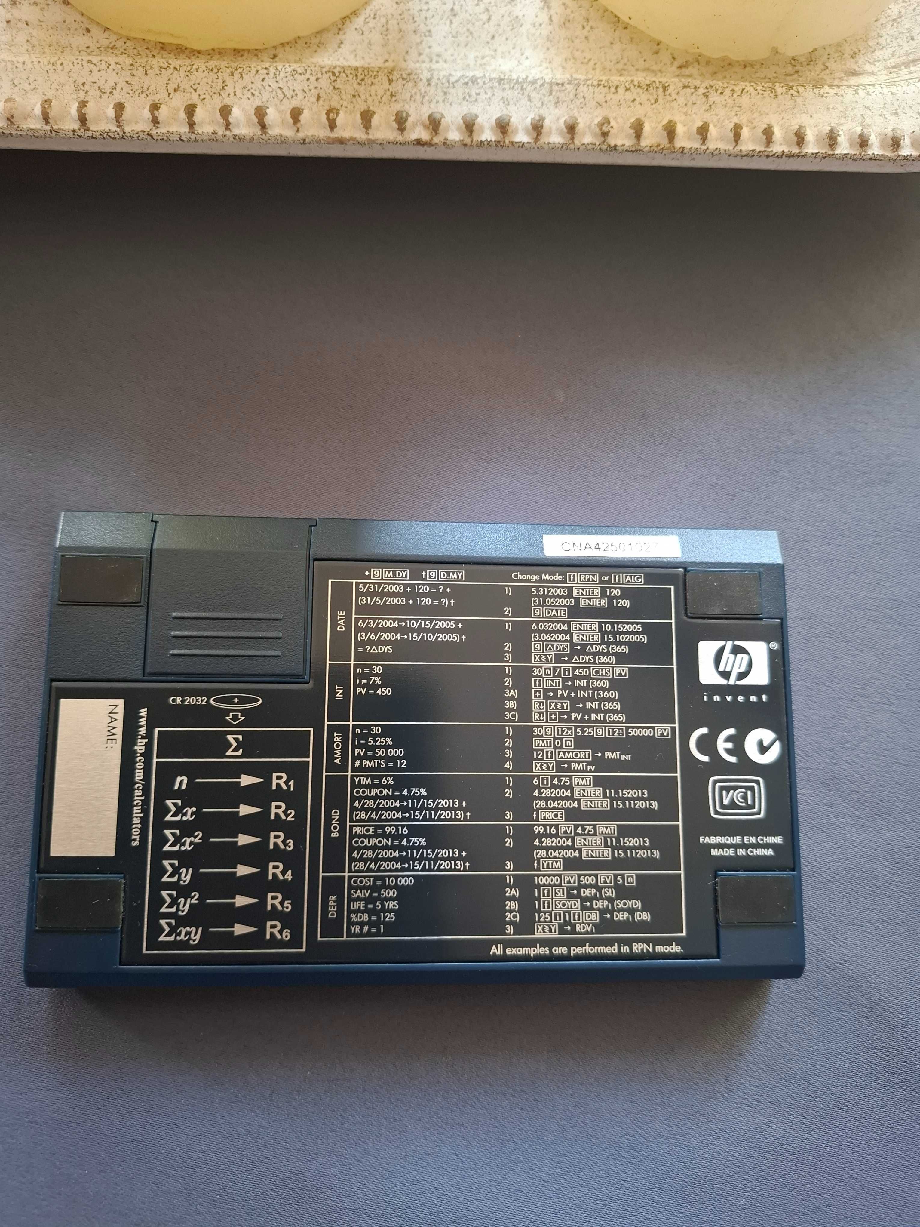 HP 12c platinum финансов калкулатор