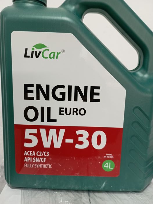 Синтетическое масло для легковых автомобилей