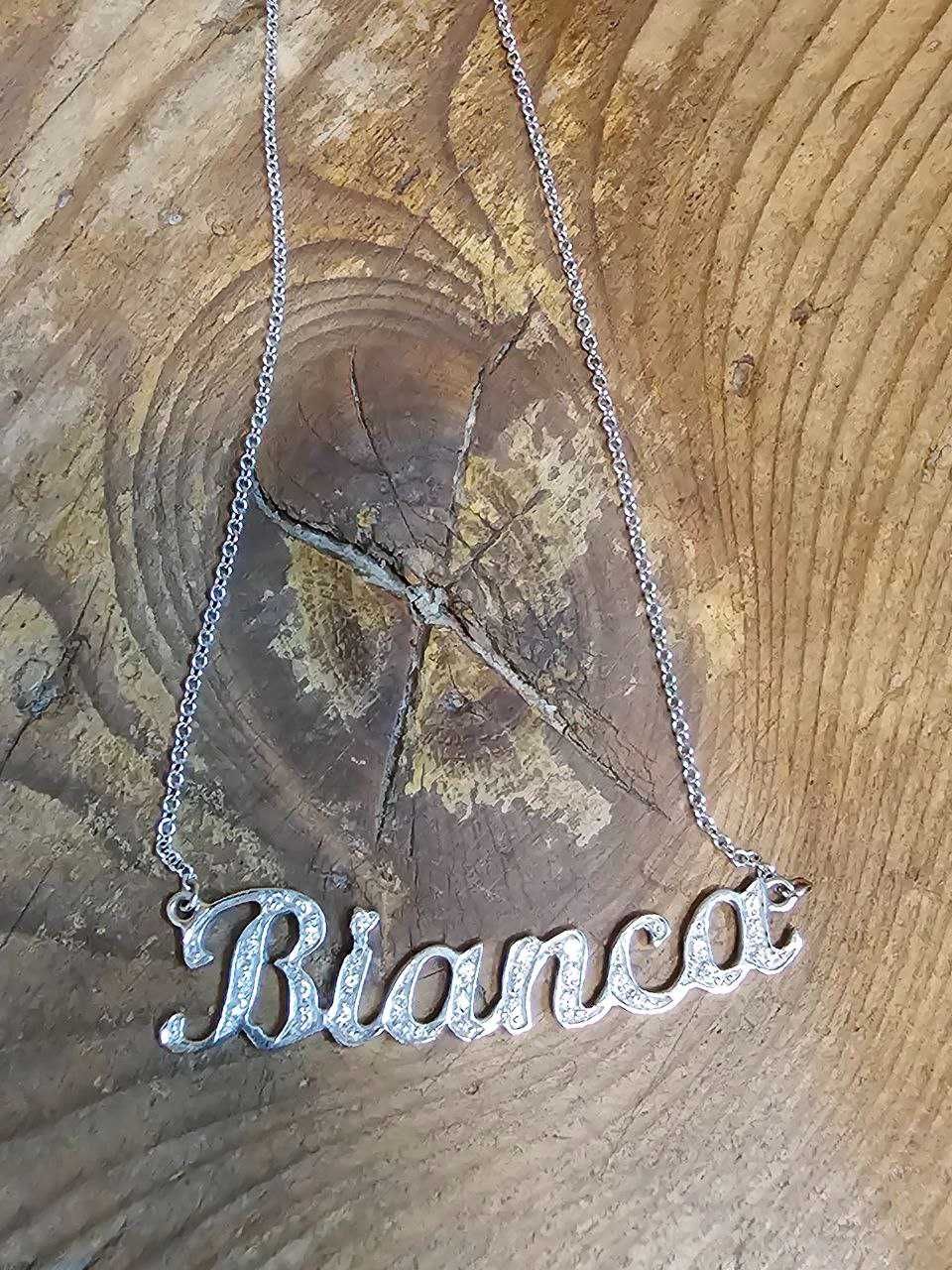 Lant personalizat 18k cu diamante (antikgemma)