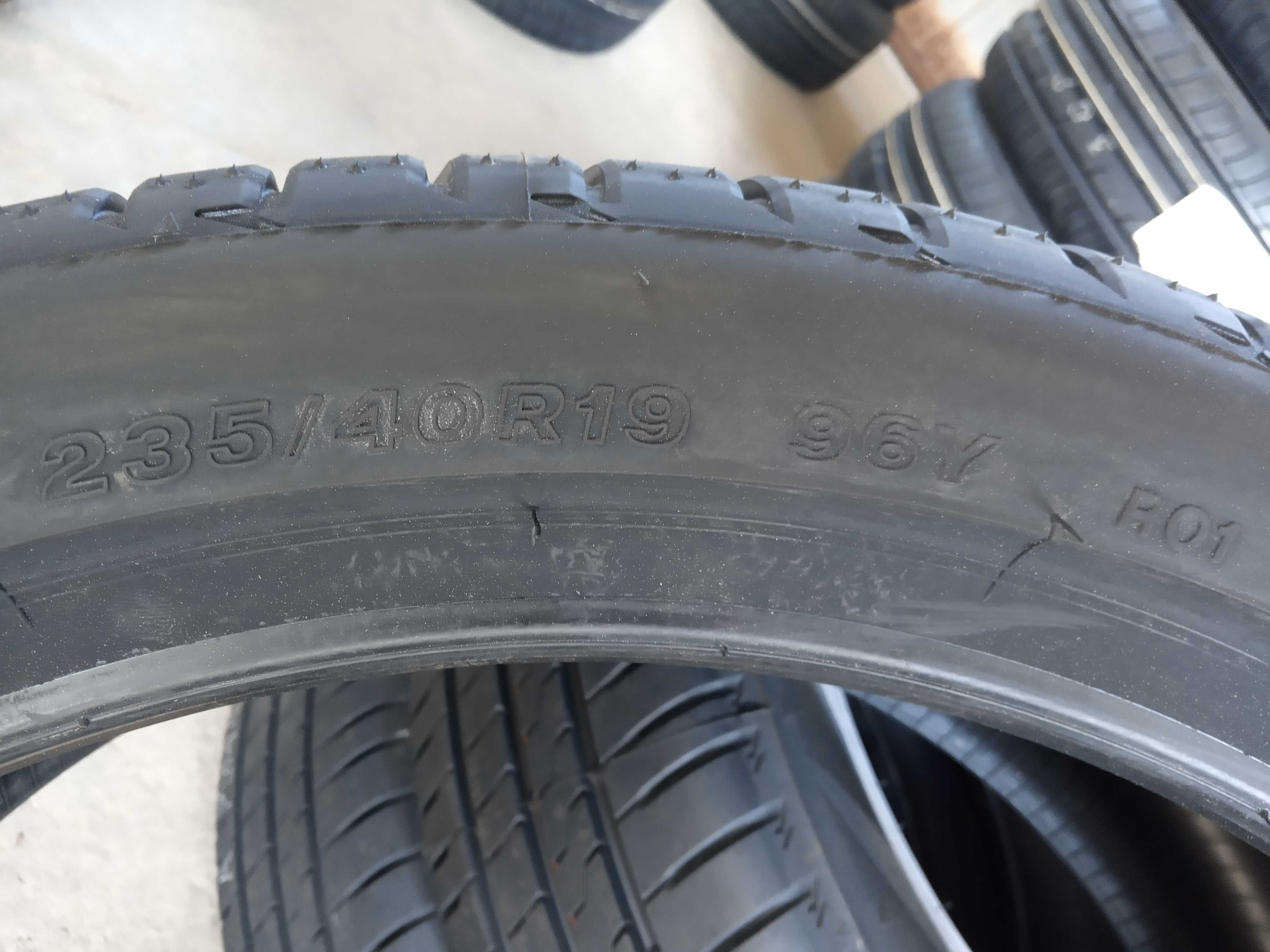 4 Нови летни гуми 235/40R19 Bridgestone Potenza S001 XL RO1 96Y с борд