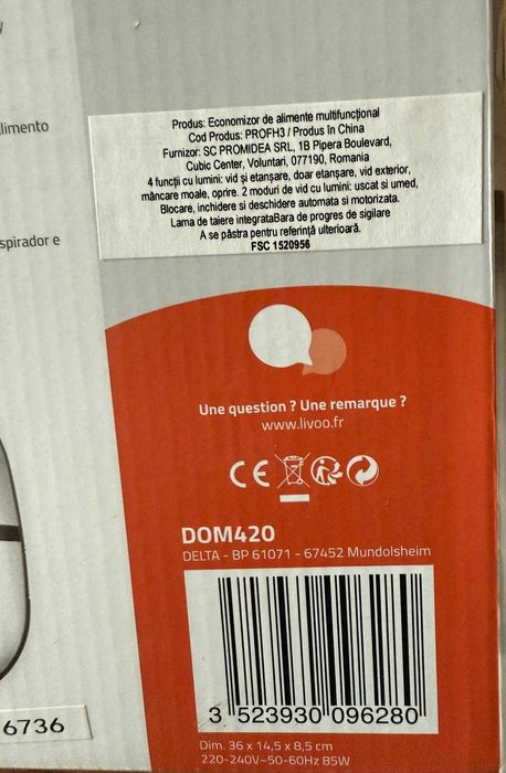 Vand aparat pentru vidat