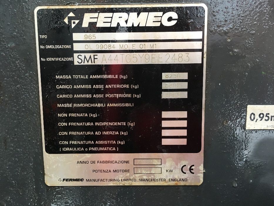 Dezmembrez buldoexcavator Fermec 965