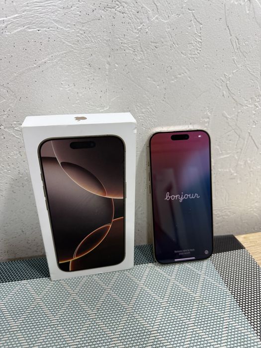 Айфон 16 про 256 г. В отличном состояний. Цвет золото.