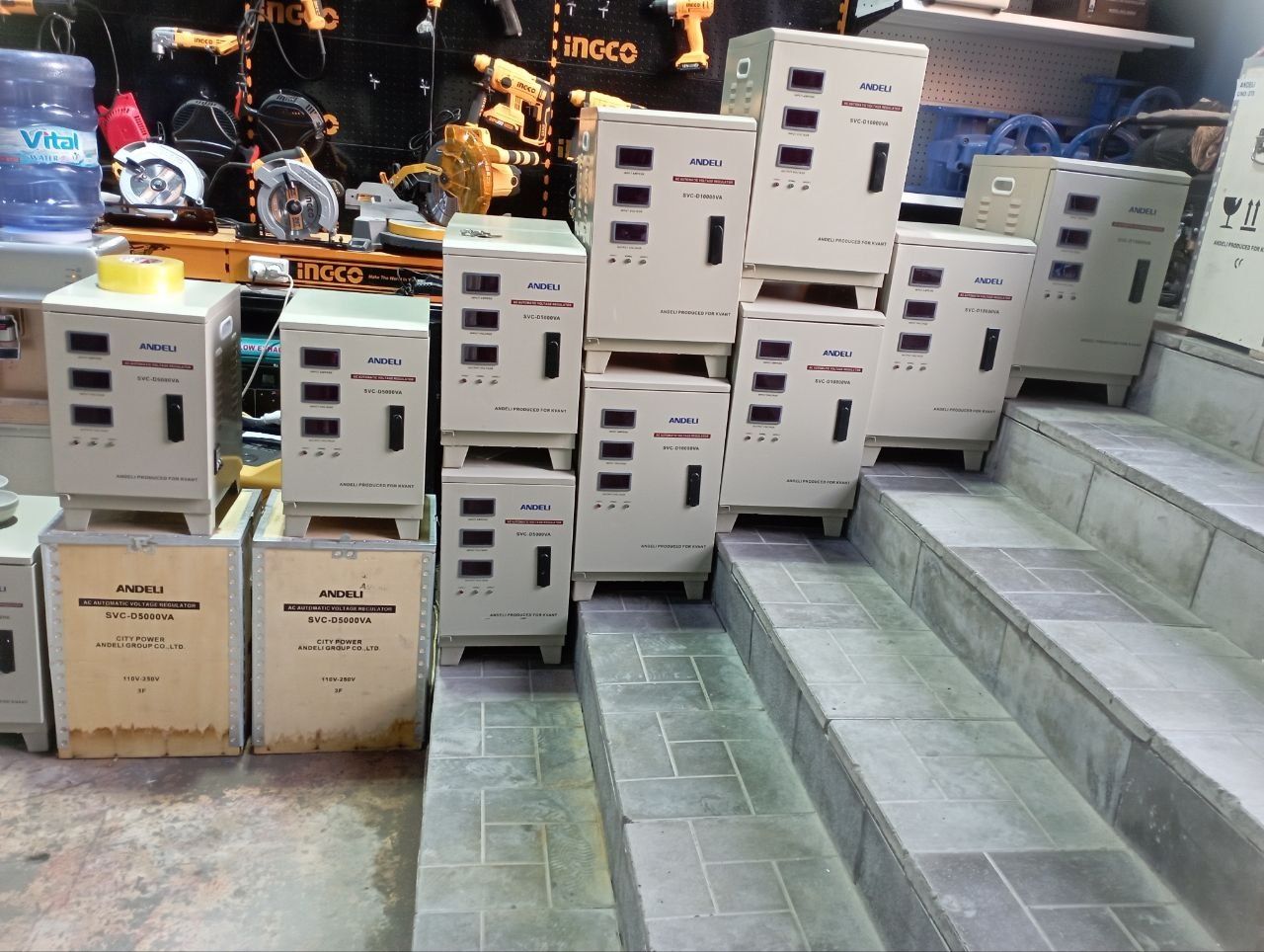 Стабилизатор напряжения ANDELI SDW-5000VA 110/250V