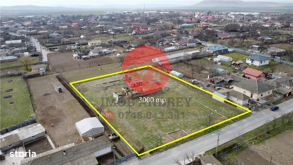 Teren de Vânzare 3000 mp – Ideal pentru Lotizare si Dezvoltare