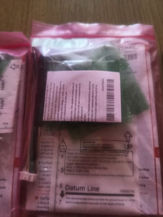 Suport metalic prindere post video interfon hikvision  DS-KV6113-WPE1