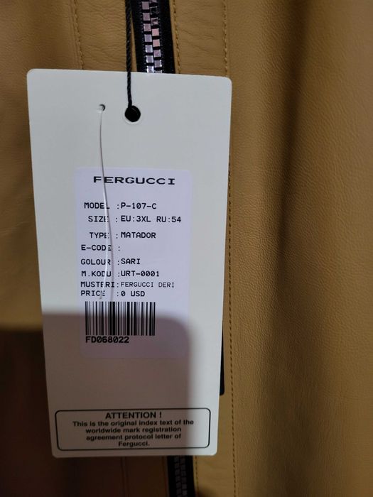 Geaca piele naturala Fergucci