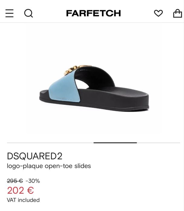 DSQUARED 2 Оригинални Чехли, продават се на Топ Цена от 119лв, Нови