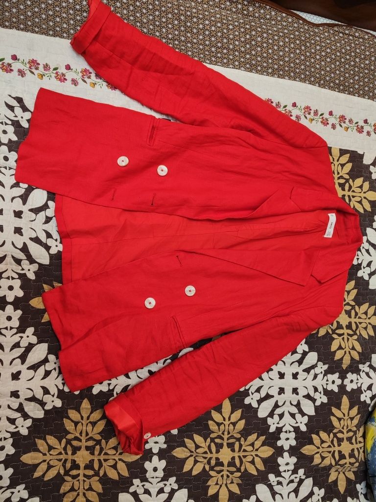 Продам льняной пиджак 42 размера MANGO