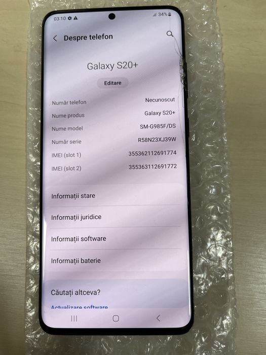 Samsung Galaxy S20+ 128GB Black ID-bpl742