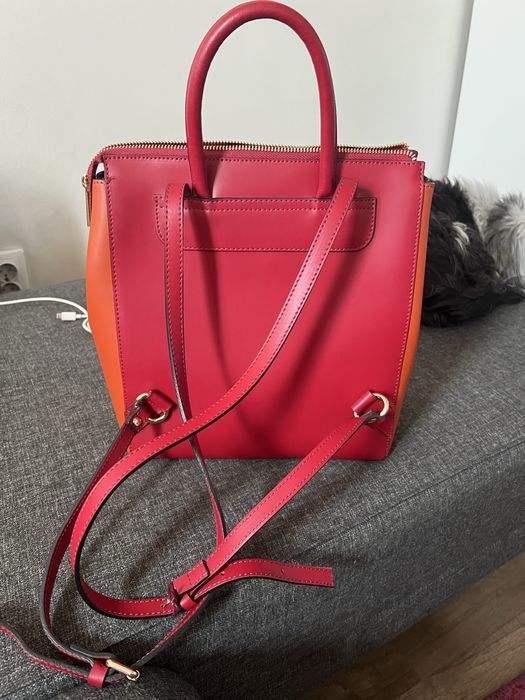 Rucsac piele toaca blu