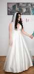 Rochie mireasa satin