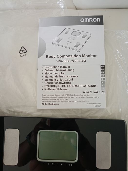 Vând cantar cu monitor compoziție corporala,cu app mobil, bluethooth,n