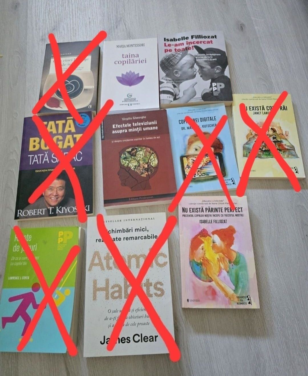 Cărți diverse Filliozat Montessori Lansbury Cohen