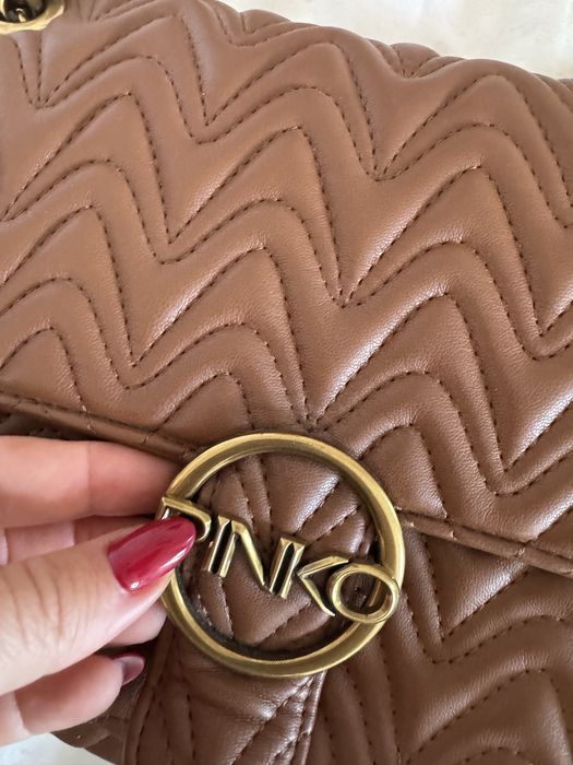 Кафява чанта Пинко