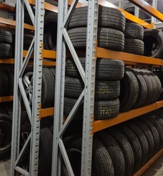 Rafturi metalice depozitare anvelope cauciucuri roti.