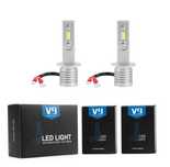 V9 LED крушки H1 H3 H4 H7 H8 HB3 HB4 без вентилатор 6000K