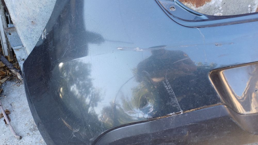 Задна броня Mazda 2 2008, сив металик