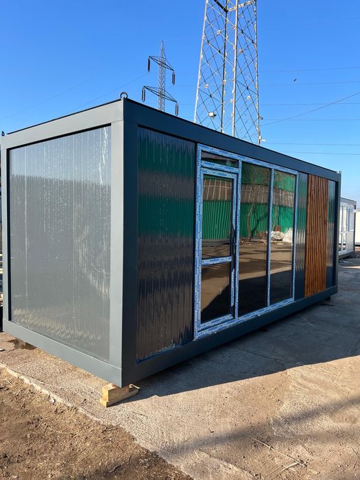 Container vitrina modular birou POZE REALE