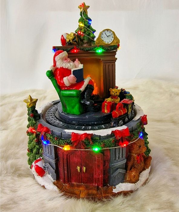 Led Коледна музикална сцена Magic Village Дядо Коледа