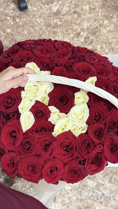 Цветы, в корзине