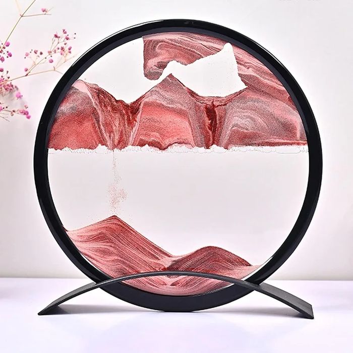 Quick pictura cu nisip pentru clepsidra