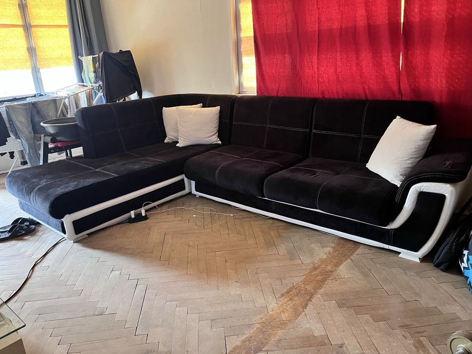 Разтегаем ъглов диван (холова гарнитура)