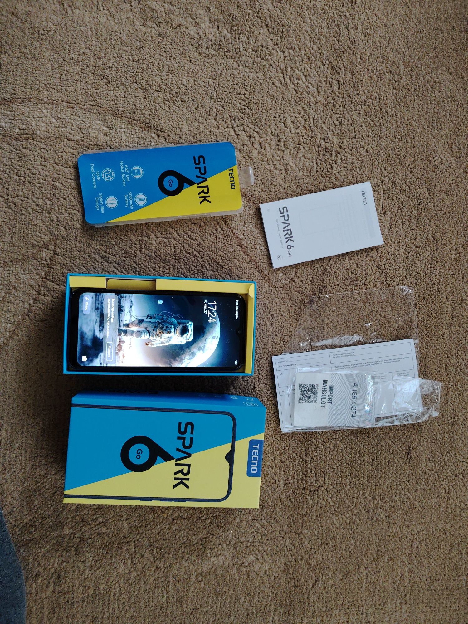 Телефон Tecno Spark 6 go
